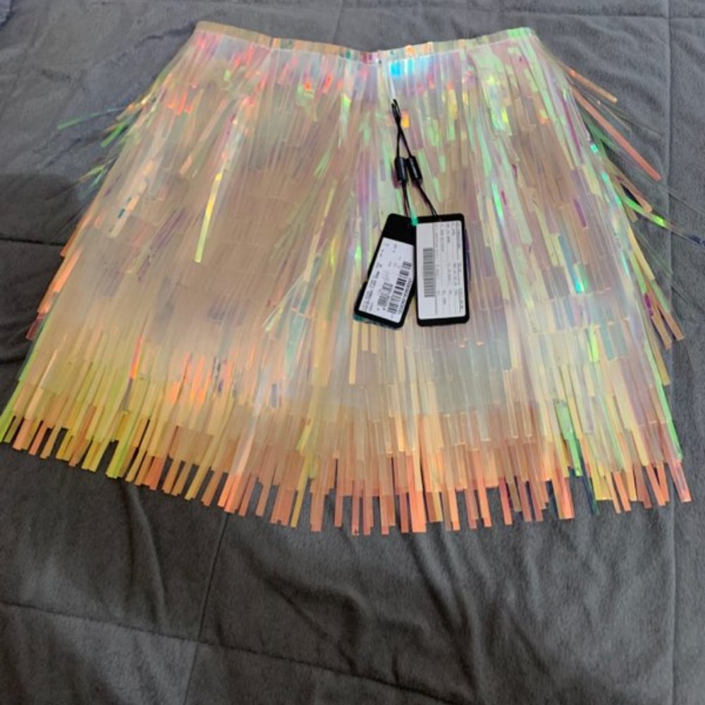 Dolce & Gabbana Holographic Tassel Mini Skirt - Picture 2 of 7